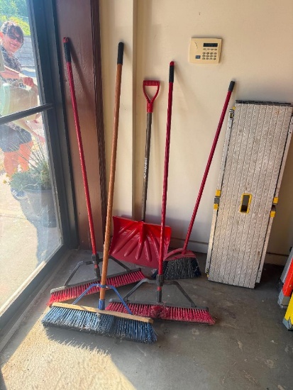 Snow Shovel, Push Brooms