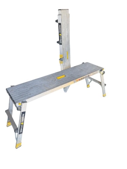 Gorilla Ladders, 300lb Capacity, Portable Aluminum Platforms, 20in H, Mfg. 2019