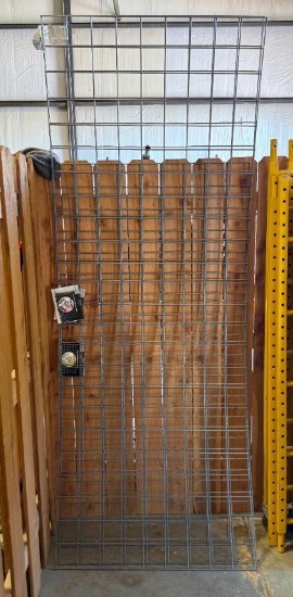 Wild Hog Railing 36in x 96in x's 2 - Galvanized Welded Wire Panel