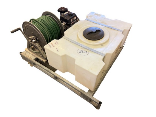 Solutions Pesticide Sprayer, 50-Gallon, Piston Pump Skid Sprayer Rig, Low Profile, MSD41, 300ft