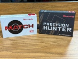 40 Rounds Hornady Match / Precision Hunter 338 Lapua, 250.270 Grain Ammunition