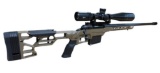 Savage Model 110 338 Lapua Magnum Bolt Action Rifle, SN: P468758 Flat Dark Earth, MDT LSS XL Chassis
