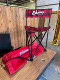 Pair of Eskimo Plaid XL Folding Ice Chairs