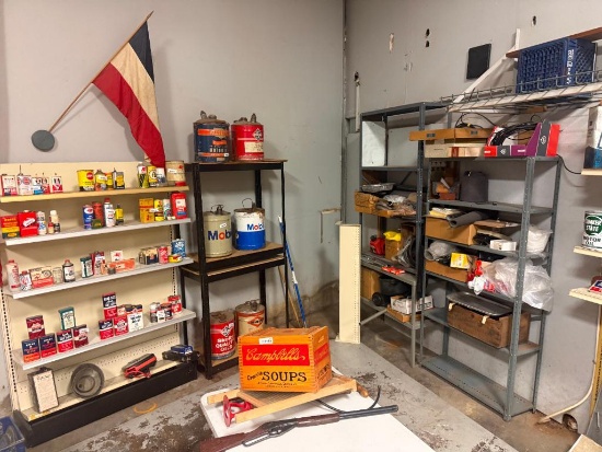 Four Shelving Units, All for One Bid, Conetents NOT Included