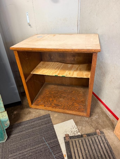 Wood Shelving Cabinet