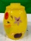 Hand-Painted Bartlett Collins Glass Cookie Jar