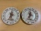 Rare 1940's - 60's Storz Western Cowboy Dinnerware Wallace China Los Angeles, Calif, by Artist Till