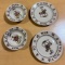 Rare 1940's - 60's Storz Western Cowboy Dinnerware Wallace China Los Angeles, Calif, by Artist Till