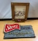 Storz Embossed Beer Sign, A Taste Adventure and Grain Belt Beer / Storz Division Framed Print