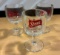 Set of 3, Storz Beer Ducklore Lodge c. 1958 Goblets