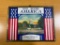 Columbus Brewing Co. Columbus Nebr. God Bless America Adverting Framed Under Glass Americana