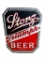 Storz Triumph Beer Porcelain Sign, Neon Radiant Sign Co Omaha - Art Deco - 48in x 42in, Single