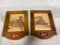 Lot of Two, Grain Belt Beer Storz Division Framed Railroad & River Boat Prints in Period Storz