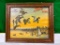Storz Beer Nebraska Mallards In Framed Print by Herb Chidley, Framed