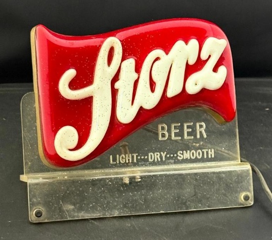 Storz Lighted Beer Sign, 8in - Cash Register Light