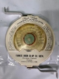 Dodge / Howells Nebr. Advertising Weather Device, Farmers Union Co-Op Oil