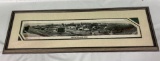 1916 Howells, Nebr. Yardlong Framed Photo