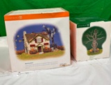Department 56 Halloween House and Tree