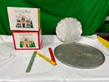 Pair of Ronald McDonald House, Tin Serving Tray and Advertising Yardstick