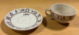 Rare 1940's - 60's Storz Western Cowboy Dinnerware Wallace China Los Angeles, Calif, by Artist Till
