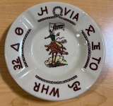Rare 1940's - 60's Storz Western Cowboy Dinnerware Wallace China Los Angeles, Calif, by Artist Till