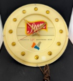 Storz Beer American's Light Refreshing Beer Mid-Century Modern Lighted Clock