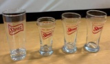 Four Storz Beer - A Real Man's Beer Glasses