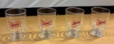 Matched Set of Four Storz Beer - A Real Man's Beer Glasses