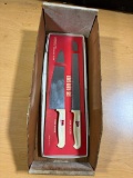 NOS Storz Beer Chef Knife Set, Ham Slicer and Chef Knife