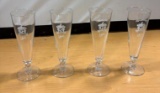 Set of Four, Storz 75th Anniversary Beer Glasses, c. 1951
