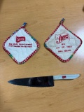 Storz Beer Kitchenwares, Hot Pads, Chef Knife