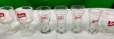 Lot of 7 Various Storz Beer Glasses