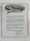 Arthur C. Storz Signed Letter on Storz Stationery