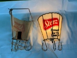 Pair, Vintage Storz Beer Lighted Wall Sconce (Set of 2)