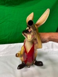 Rabbit w/ Spotting Scope, Repaired 3D Figural, Possibly Part of Paul Stanley Storz Display in
