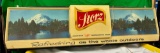 Storz Lighted Beer Sign, 72in, Refreshing as the Whole Outdoors, Mountain and Lake Scene