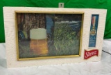 Storz Beer Scene-O-Rama Rotating Deer & Lake Wildlife and Beer Sign 26in