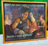 Storz Brewing Co. Framed Print, Let's Do Our Job a Little Better and Get it Over Quick, Welders in