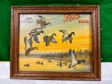 Storz Beer Nebraska Mallards In Framed Print by Herb Chidley, Framed