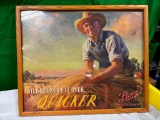 Storz Beer Framed Will Help Get It Over Quicker Wheat Farmer, Storz Brewing Co, Signed