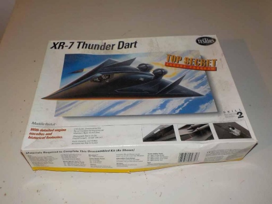 Testors XR7 Thunder Dart Model Plane in Original Box