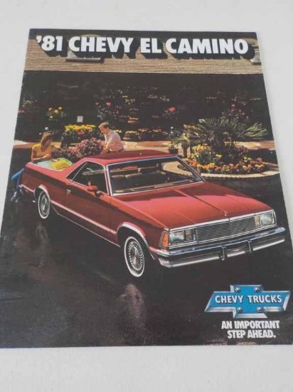 Two-1981 Chevrolet El Camino Brochures