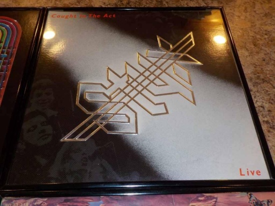 Framed Classic Rock Album Styx Caught In The Act LIVE