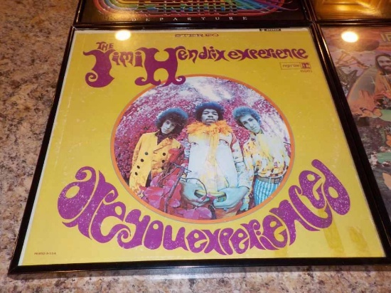 Framed Classic Rock Album The Jimmi Hendrix Experience Are You Experienced