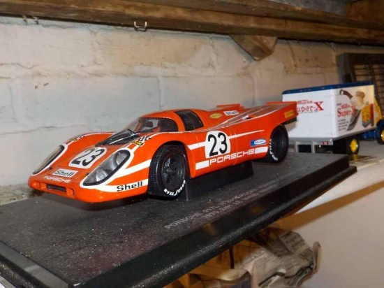 1970 Porsche on Plastic Display Base