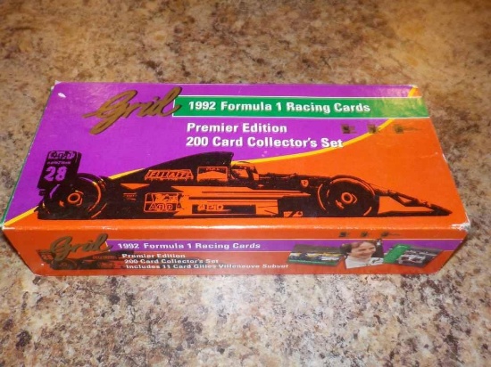 Grid 1992 Formula 1 Racing Cards Premier Edition 200 Card Collector s Set