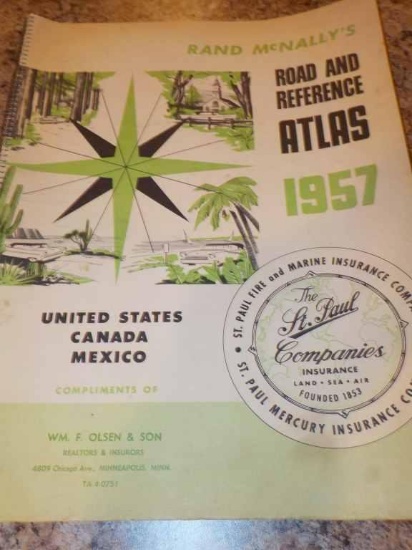 Rand McNally s Road and Reference Atlas 1957