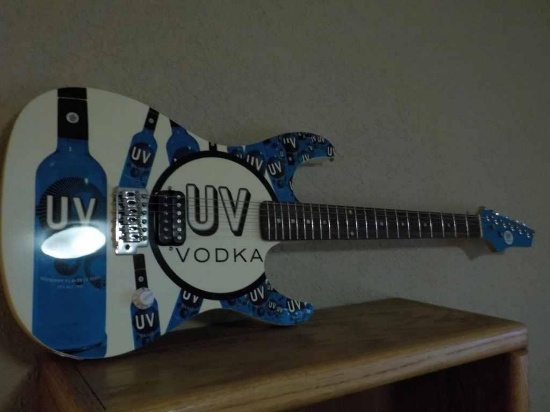 UV Vodka Electric Guitar Produced by Edge Marketing