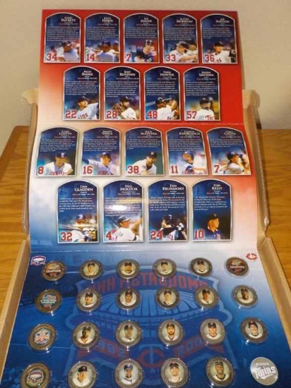 Activa Minnesota Twins All-Metrodome Team Medallion Collection with Activa Global Sports Thank You