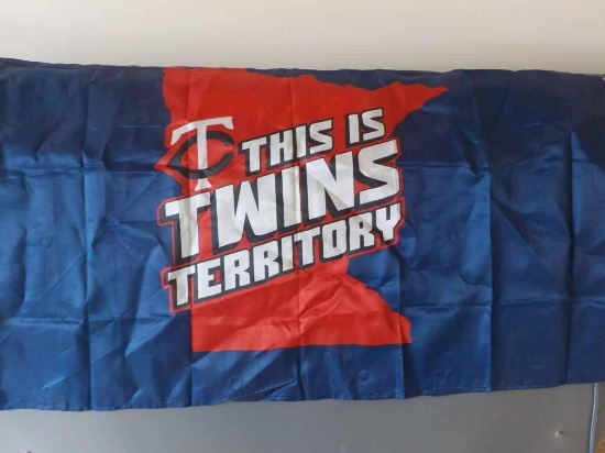 24-inch by 36-inch Minnesota Twins Nylon Flag